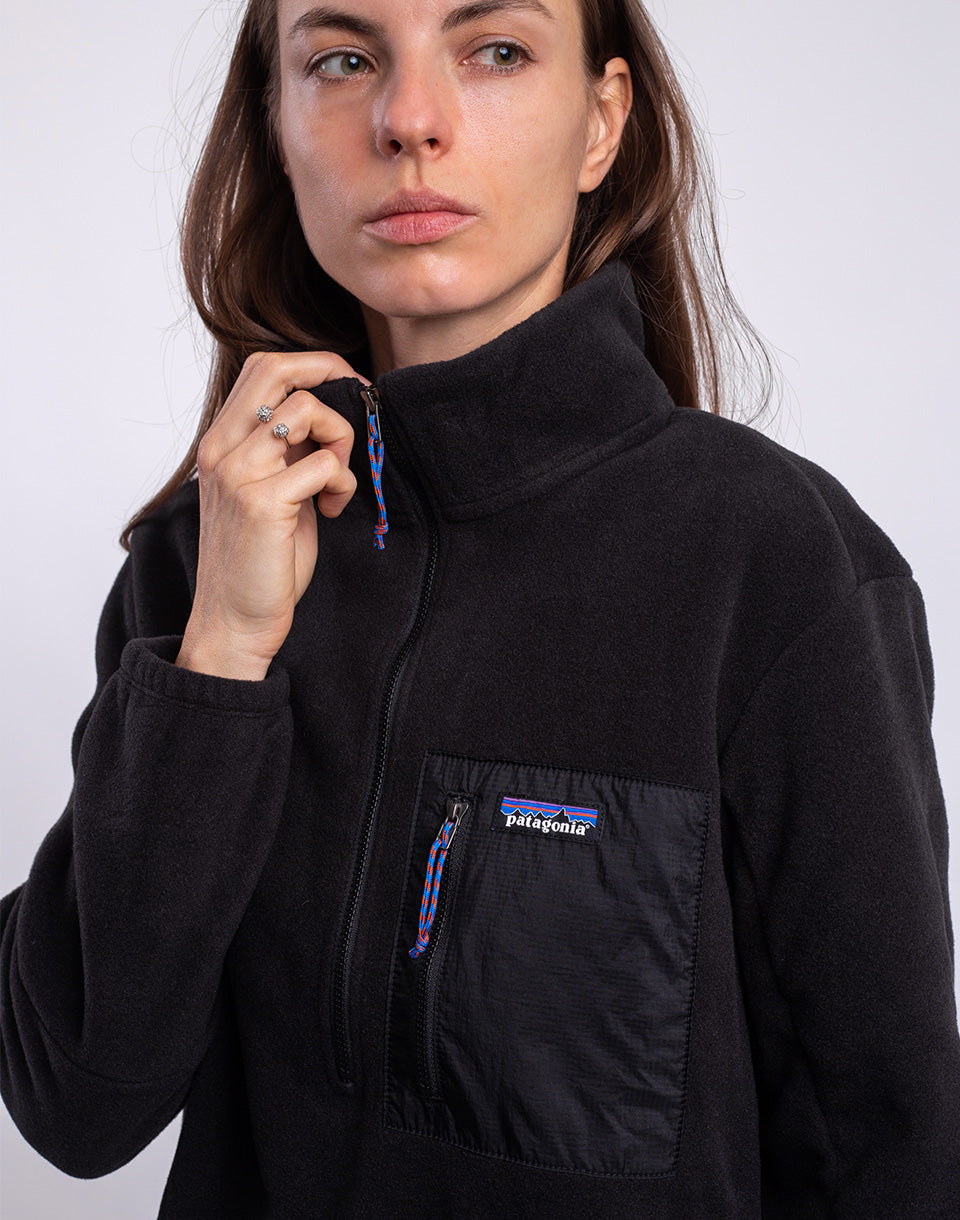 W's Microdini 1/2 zip p / o