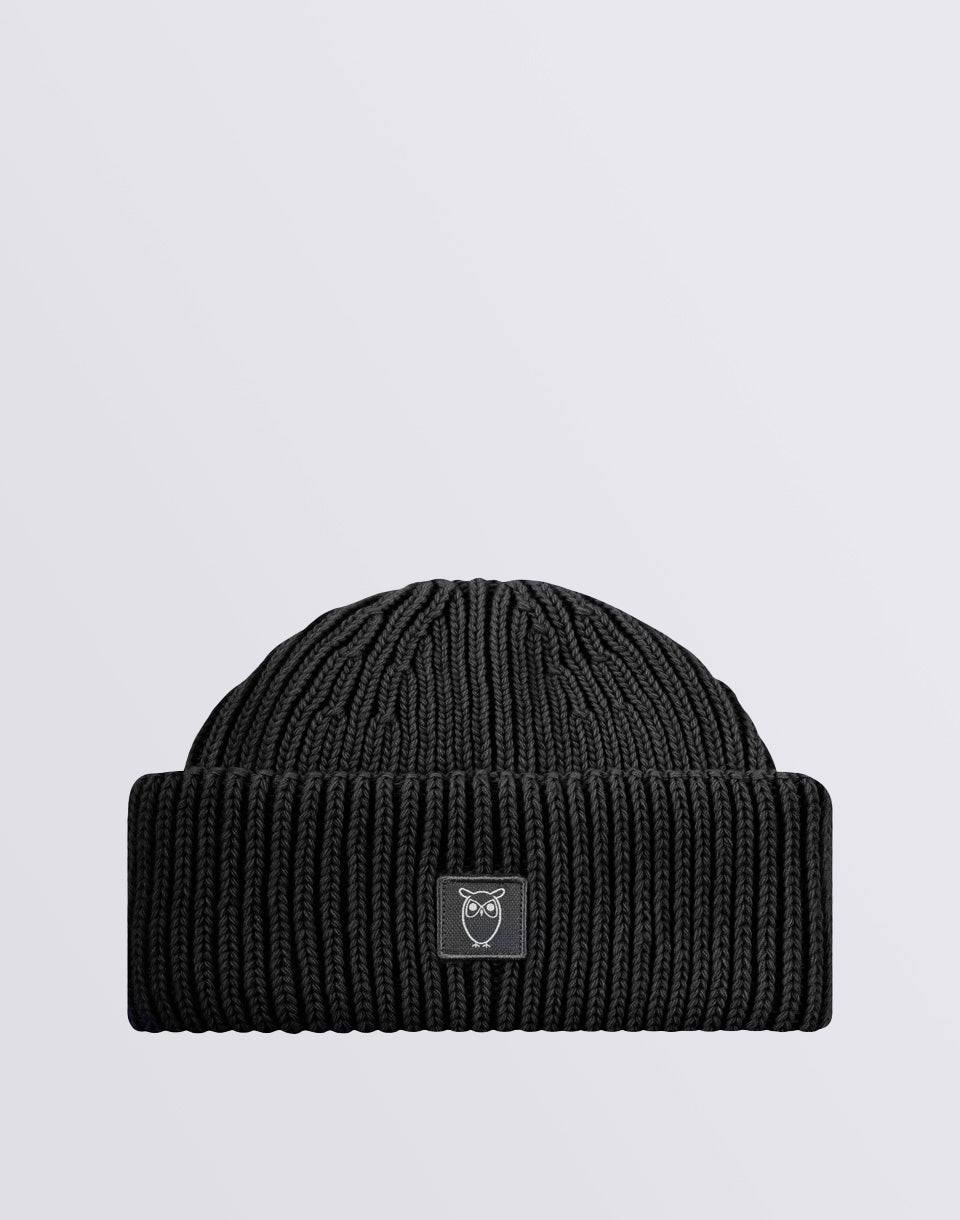 Bonnet de côte de laine