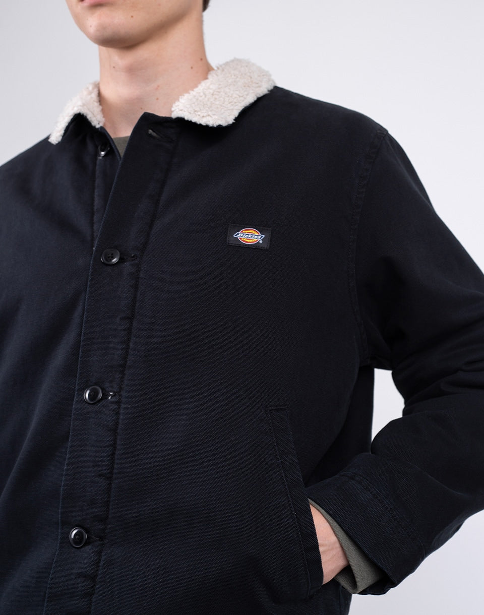 Veste en toison à tas hautes canards