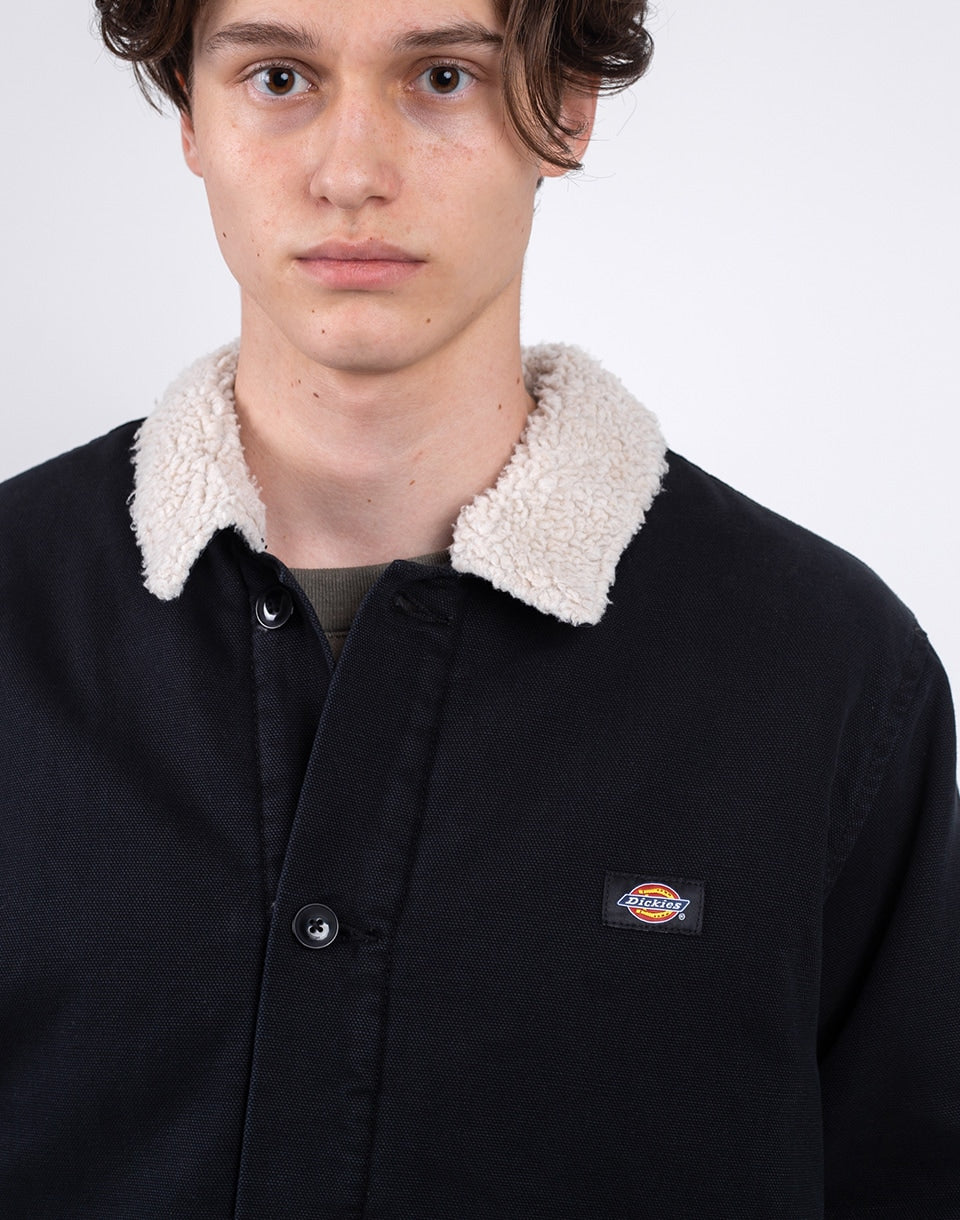 Veste en toison à tas hautes canards