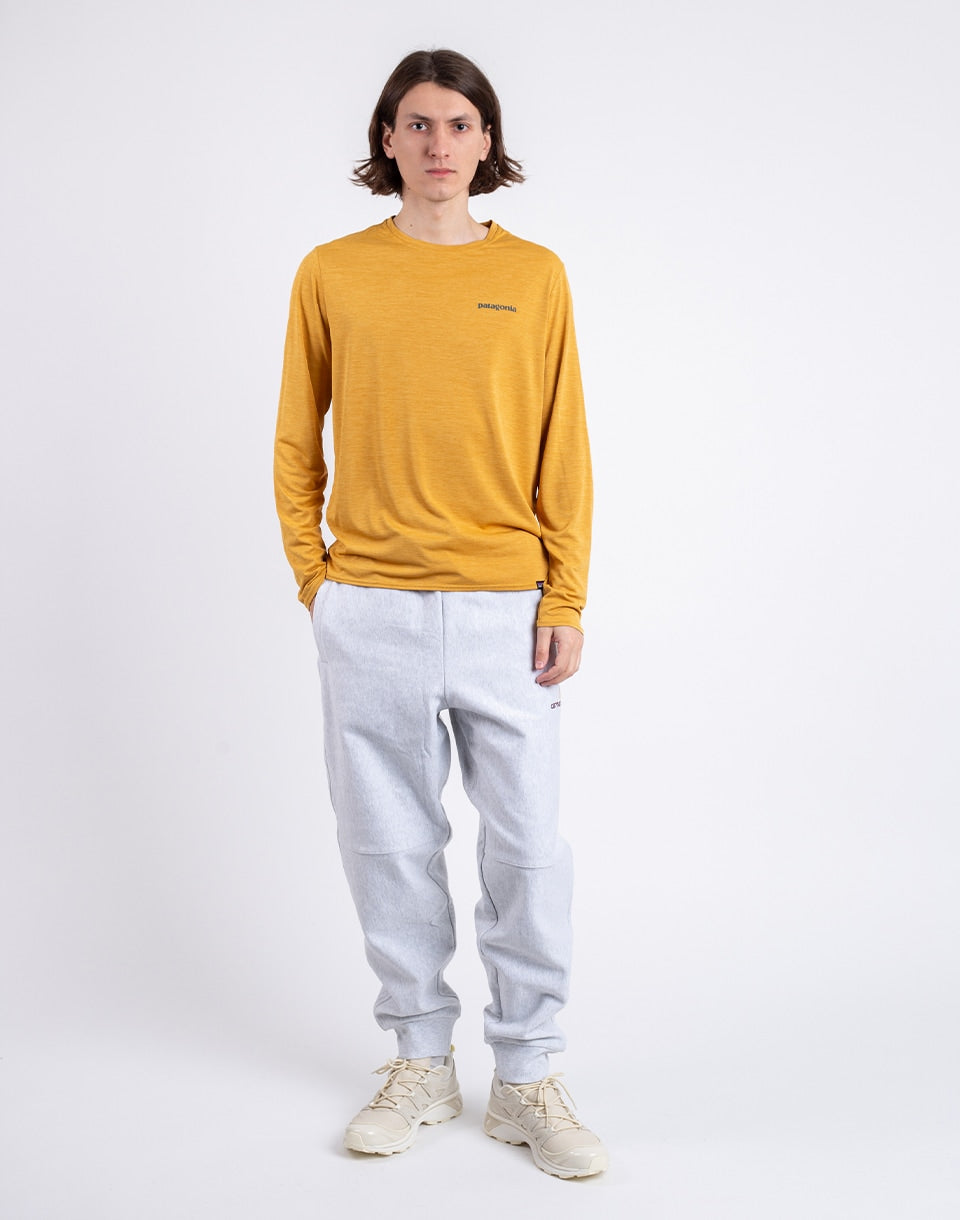 M's L / s Cap cool chemise graphique quotidienne - eaux