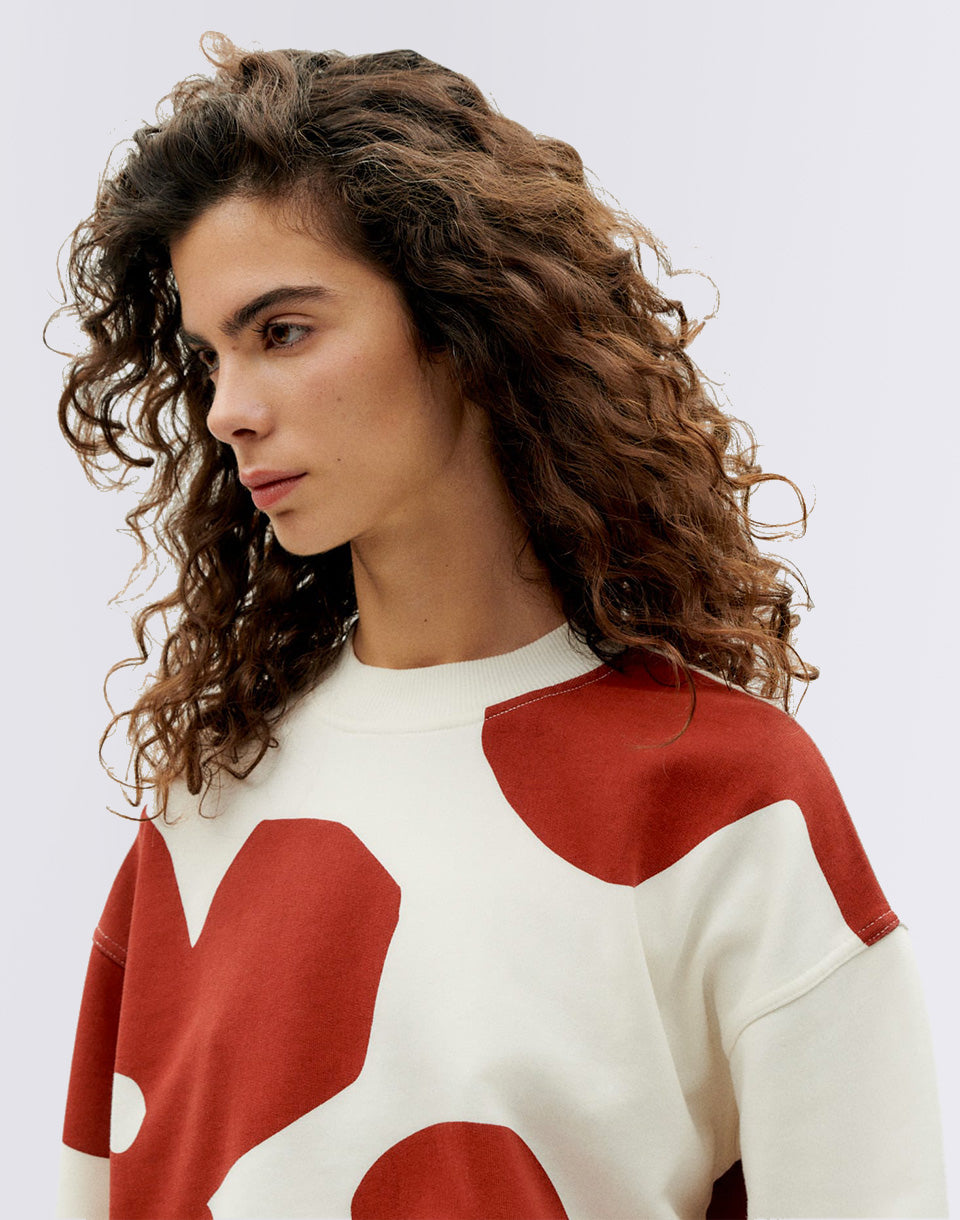 Papillon super grand sweat-shirt