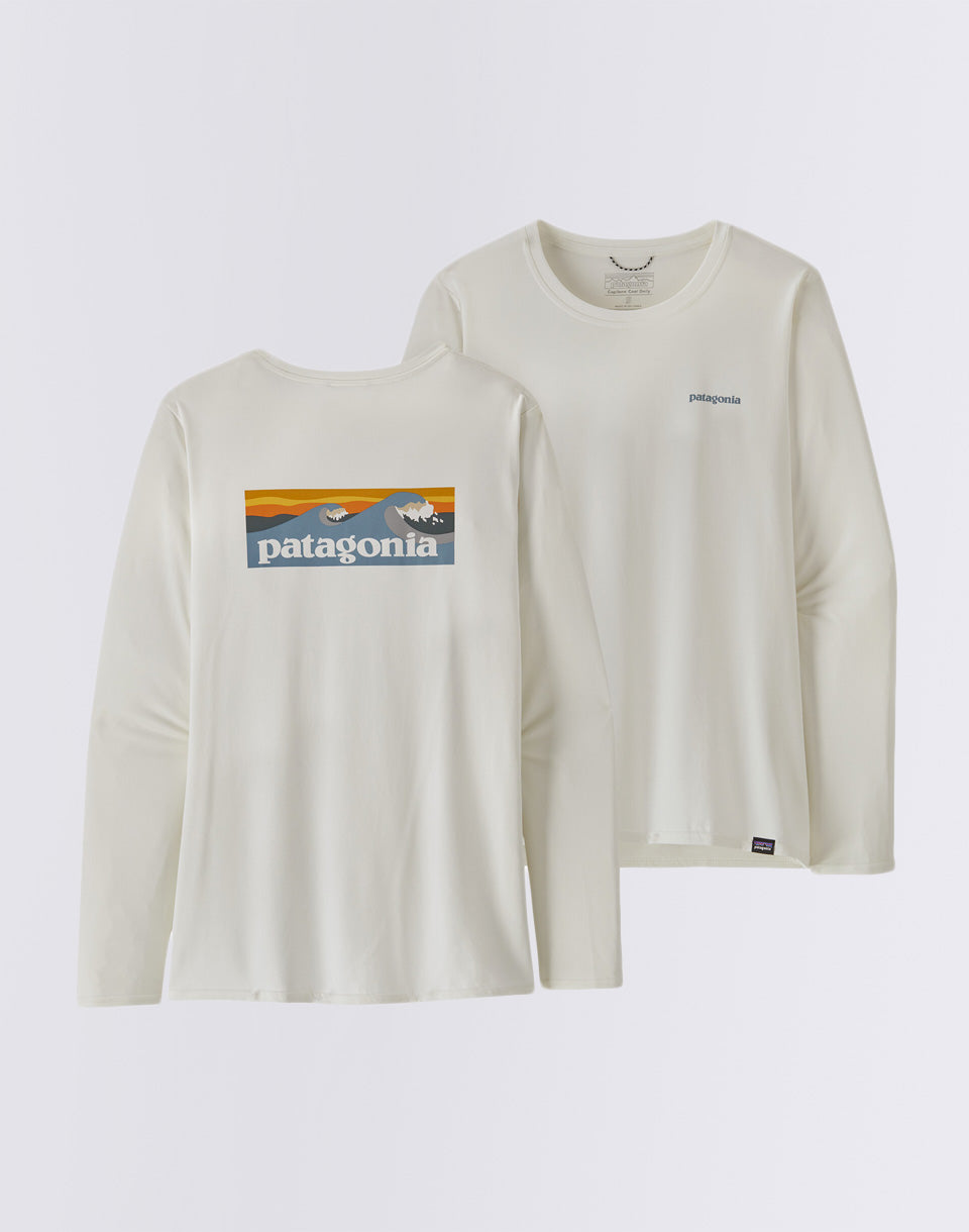 W's L / S Cap Cool Daily Graphic Shirt - Waters