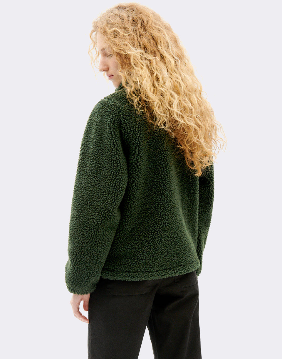 Veste de poubelle verte foncée